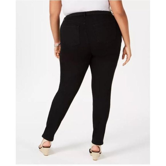 Karen Scott Pants - 18W  Women's Stretch Skinny Embellished Jeans